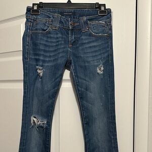 VIGOSS studio Women's Distressed Blue Jeans